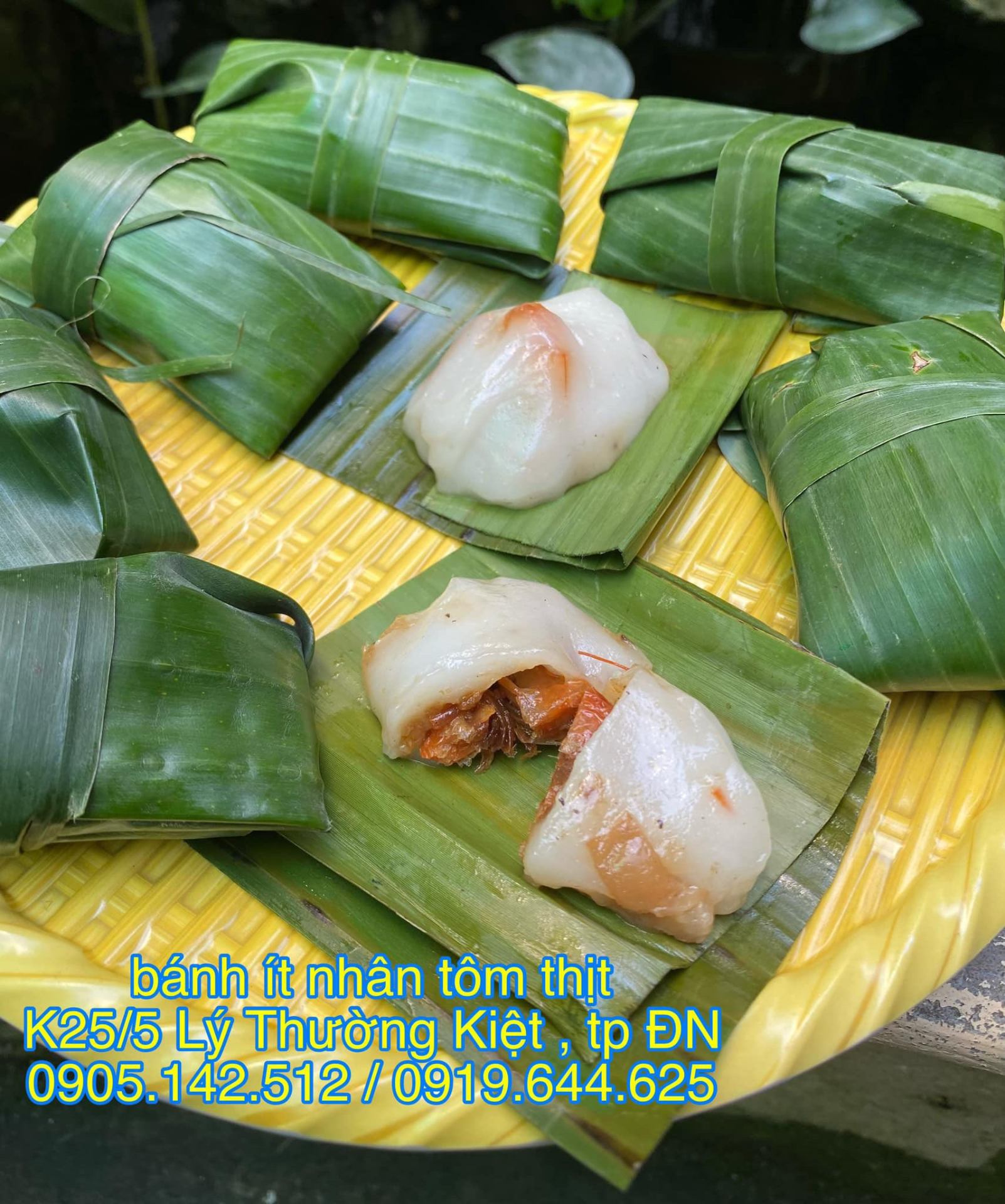Bánh ít nhân tôm thịt