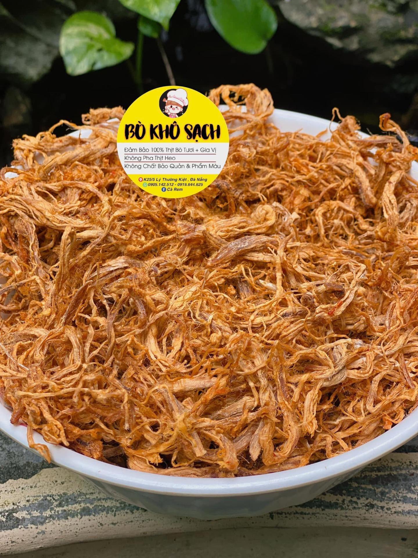 Bò khô sợi sả ớt